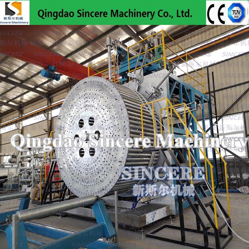 Plastic HDPE/PP/PPR/PVC/Pert Structural Hollow Double Wall Spiral Winding Sewer Corrugated Pipe Extrusion Manufacturing Production Machine Line