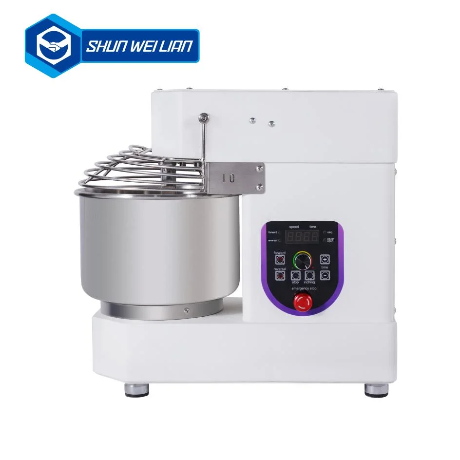 10L 4kg Kneader Pizza Dough Bakery Flour Mixer Machine Spiral Mixer Bread Dough Mixer