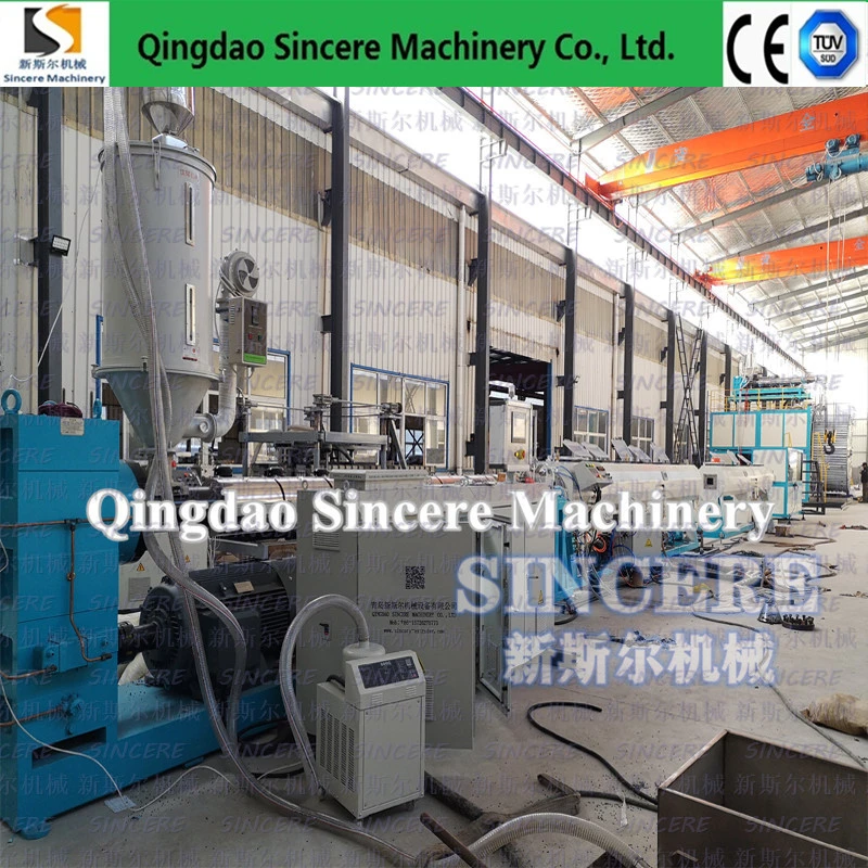 Plastic HDPE/PP/PPR/PVC/Pert Structural Hollow Double Wall Spiral Winding Sewer Corrugated Pipe Extrusion Manufacturing Production Machine Line